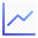 Gráfico de crescimento  Ícone