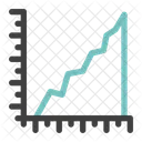Gráfico de crescimento  Ícone
