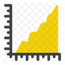 Grafico De Crescimento Grafico De Crescimento Analise Ícone