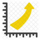 Grafico De Crescimento Seta De Crescimento Analise Ícone