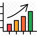 Gráfico de crescimento  Ícone
