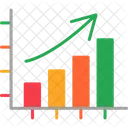 Gráfico de crescimento  Ícone