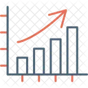 Gráfico de crescimento  Ícone