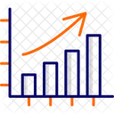 Gráfico de crescimento  Ícone