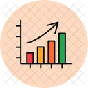 Gráfico de crescimento  Ícone