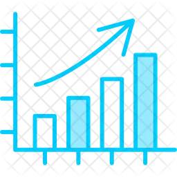 Gráfico de crescimento  Ícone