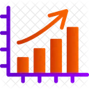 Gráfico de crescimento  Ícone