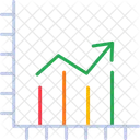 Gráfico de crescimento  Ícone