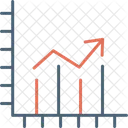 Gráfico de crescimento  Ícone