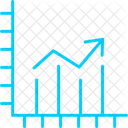 Gráfico de crescimento  Ícone