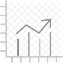 Gráfico de crescimento  Ícone