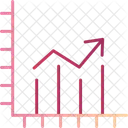 Gráfico de crescimento  Ícone