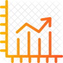 Gráfico de crescimento  Ícone