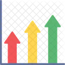 Gráfico de crescimento  Ícone