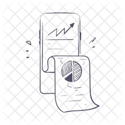 Gráfico de crescimento  Ícone