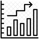 Gráfico de crescimento  Ícone