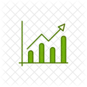 Gráfico de crescimento  Ícone