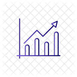 Gráfico de crescimento  Ícone
