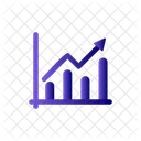 Gráfico de crescimento  Ícone