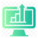 Gráfico de crescimento  Ícone