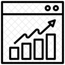 Gráfico de crescimento  Ícone