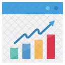 Gráfico de crescimento  Ícone