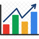 Gráfico de crescimento  Ícone