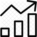 Gráfico de crescimento  Ícone