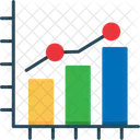 Gráfico de crescimento  Ícone