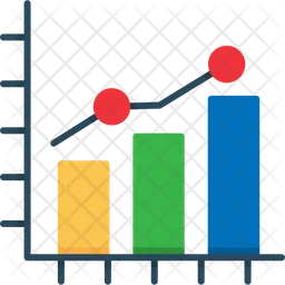 Gráfico de crescimento  Ícone