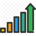 Gráfico de crescimento  Ícone