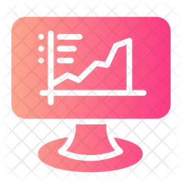 Gráfico de crescimento  Ícone