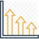 Gráfico de crescimento  Ícone