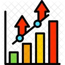 Gráfico de crescimento  Ícone