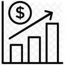 Grafico De Barras Grafico De Barras Grafico De Crescimento Ícone
