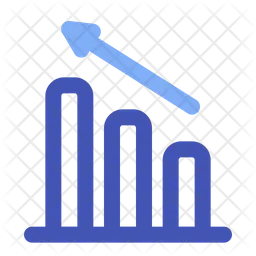 Gráfico de crescimento  Ícone