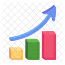 Gráfico de crescimento  Ícone