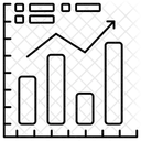 Gráfico de crescimento  Ícone