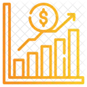 Gráfico de crescimento  Ícone