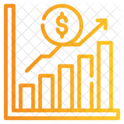 Gráfico de crescimento  Ícone