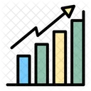 Grafico De Crescimento Analise Grafico Ícone