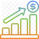 Gráfico de crescimento de crescimento  Ícone