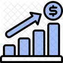 Gráfico de crescimento de crescimento  Ícone