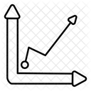 Grafico De Crescimento De Negocios Grafico De Crescimento De Negocios Analise De Dados Ícone