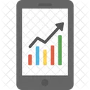 Economia Grafico Crescente Ícone
