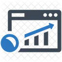 Gráfico de criptomonedas  Icono