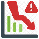 Gráfico de crisis  Icono