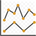 Grafico De Dados Crescimento Negocios E Financas Ícone