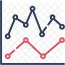 Grafico De Dados Crescimento Negocios E Financas Ícone