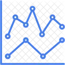 Grafico De Dados Crescimento Negocios E Financas Ícone